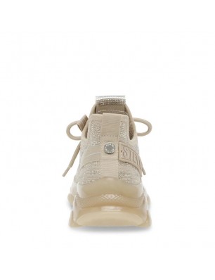 Steve Madden baskets beige en textile orné de strass