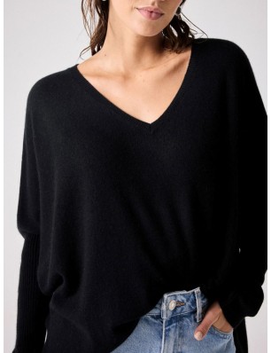 Pull Not Shy en cachemire noir