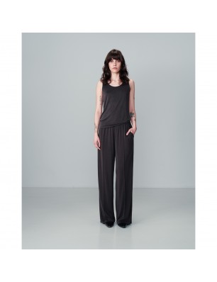 Grace & Mila pantalon fluide en modal anthracite